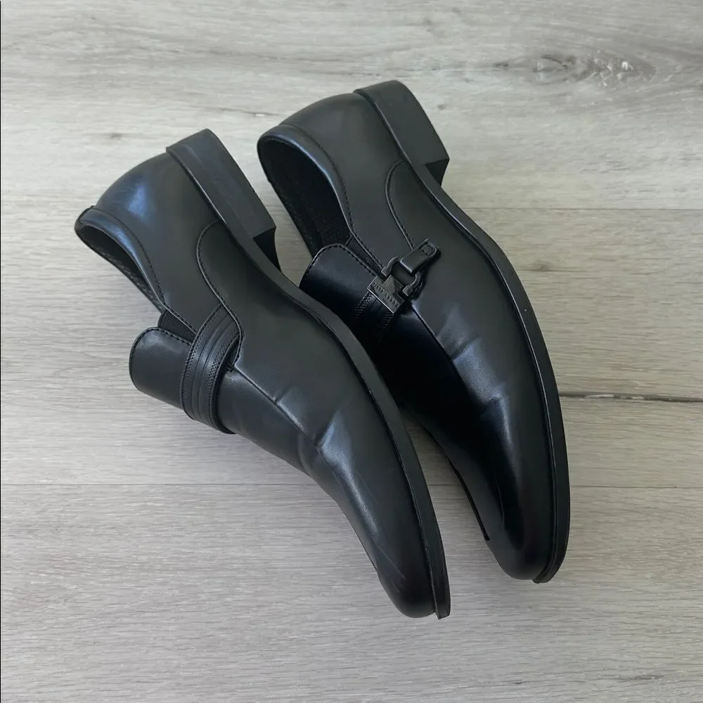 Perry Ellis Portfolio Ultrafoam Dalton 3 Shoes Black 9 EUC